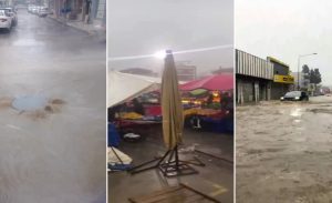 İzmir’de sağanak ve fırtına hayatı olumsuz etkiledi. Sağanak nedeniyle rögarlar