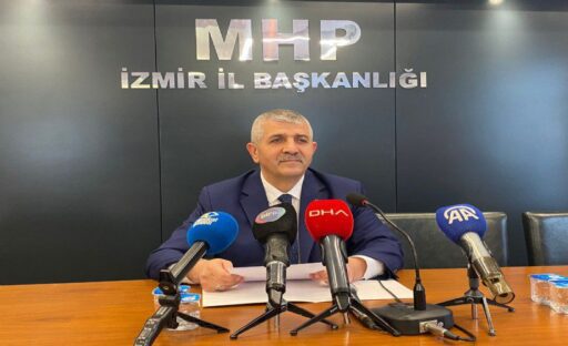 MHP İzmir İl Başkanı Veysel Şahin bugün gerçekleştirdiği basın açıklamasında