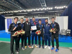 Gençler Eskrim Milli Takımımız İtalya da Avrupa ikincisi Oldu İtalya