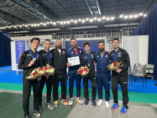 Gençler Eskrim Milli Takımımız İtalya da Avrupa ikincisi Oldu İtalya