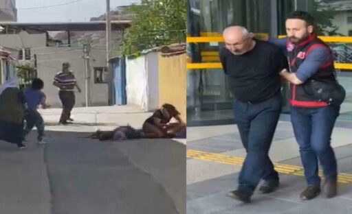 İzmir’in Bayraklı ilçesinde komşuları Yahya Köşek (61), eşi Meryem Köşek