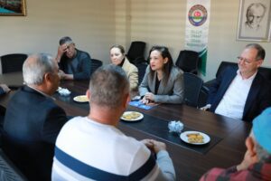 Kentte faaliyet gösteren oda başkanlarını ve yönetim kurulu üyelerini ziyaret