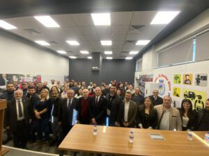 CHP Gaziemir Belediye Başkan Adayı Ünal Işık, DİSK Ege Bölge