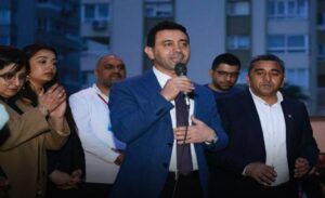 Bayraklı Alparslan Mahallesi’nde CHP Bayraklı Belediye Başkanı İrfan Önal’ın seçim