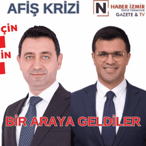 AK Parti seçim aracında CHP’li adayın afişleri çıktı: İki aday bir araya geldi… Bayraklı’da AK Parti seçim aracında CHP Bayraklı Belediye Başkan Adayı