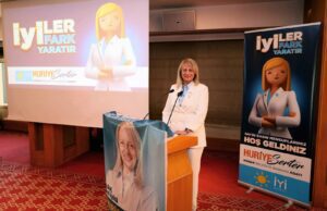 İYİ Parti Konak Belediye Başkan Adayı Huriye Serter, düzenlediği basın