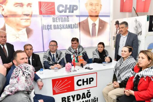 CHP’nin İzmir Büyükşehir Belediye Başkan Adayı Dr. Cemil Tugay, Beydağ’ıziyaret