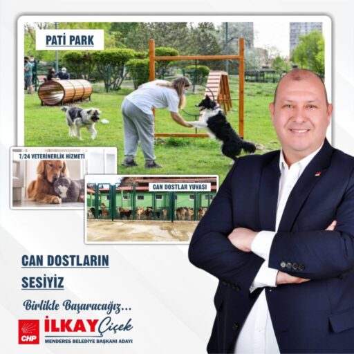 CHP’li Çiçek’ten Can Dostlara Özel Projeler CHP Menderes Belediye Başkan Adayı İlkay Çiçek, can dostların yaşam