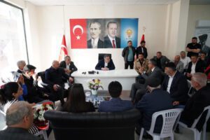 Cumhur İttifakı’nın AK Partili Menderes Belediye Başkan Adayı Sinan Akdeniz’e