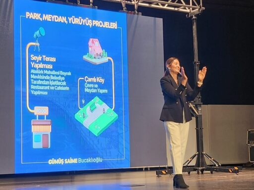 AK Parti Güzelbahçe Belediye Başkan Adayı Saime Gümüş Bucaklıoğlu, proje