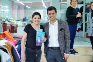 Cumhur İttifakı Bayraklı Belediye Başkan Adayı Bilal Kırkpınar, mahalle buluşmaları