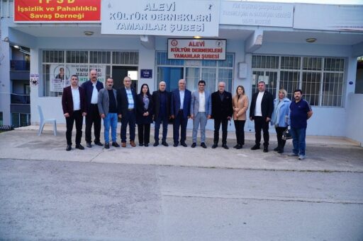 Cumhur İttifakı Adayı Kırkpınar Cemevini ziyaret etti! Cumhur İttifakı Bayraklı Belediye Başkan Adayı Bilal Kırkpınar, Alevi Kültür