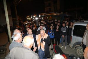 Ödemiş Belediye Başkan Adayı Ali Hadim, seçim çalışmaları kapsamında gittiği