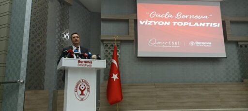 Bornova Belediye Başkanı Ömer Eşki bugün düzenlediği basın toplantısında çarpıcı
