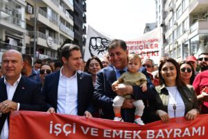İzmir Büyükşehir Belediye Başkanı Dr. Cemil Tugay, 1 Mayıs Emek