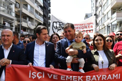 İzmir Büyükşehir Belediye Başkanı Dr. Cemil Tugay, 1 Mayıs Emek
