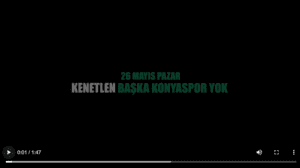 Konyaspor‘un Galatasaray maçı öncesi yayınladığı video. “Sen gelmiyor musun?“