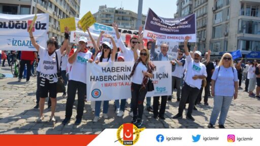 İzmir Gazeteciler Cemiyeti, 1 Mayıs Emek ve Dayanışma Günü’nde basın
