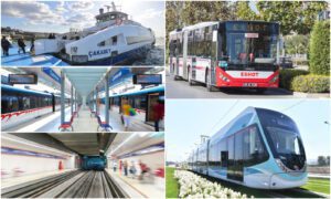 İzmir Büyükşehir Belediyesi’nin hazırladığı toplu ulaşımda ilk binişten itibaren 90