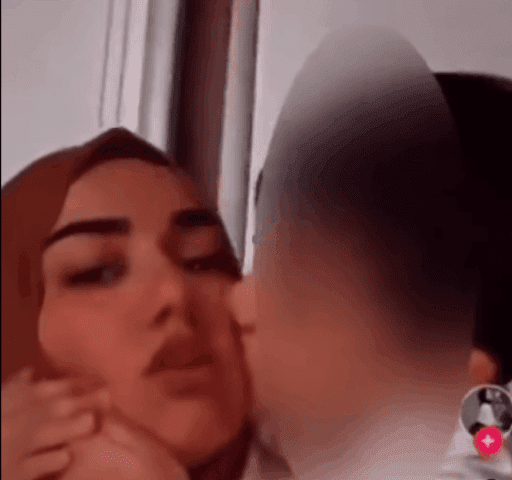 Sosyal paylaşım sitesi TikTok’ta bir genç kadının çocuk yaştaki kuzeniyle