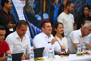 Torbalı Belediye Başkanı Övünç Demir Halk Buluşmaları kapsamında Tepeköy Mahallesi’negerçekleştirdiği