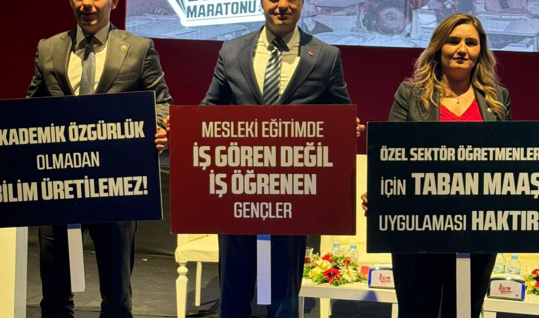 “EĞİTİMİ, AFETLER DEĞİL, AFET SÜRECİNİ YÖNETEMEYEN AKP DURDURUYOR”  “HATAY’DA OKULA