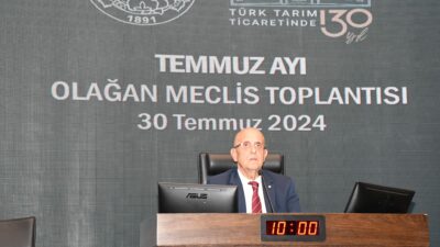 İzmir Ticaret Borsası Temmuz ayı olağan meclis toplantısı Ömer Gökhan