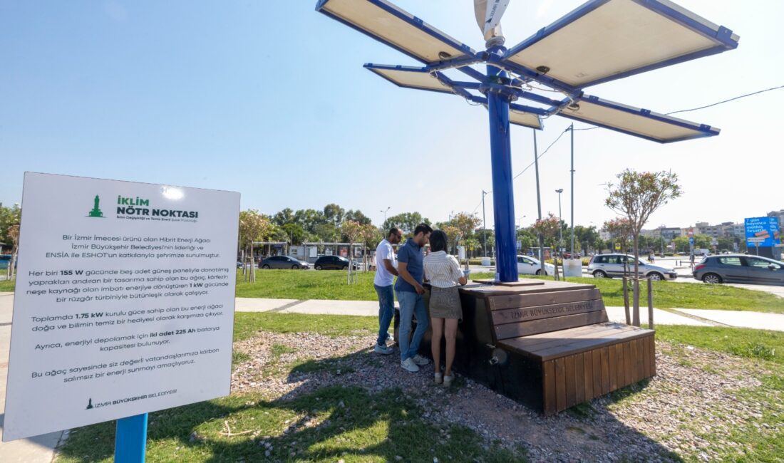 İzmir Büyükşehir Belediyesi, iklim kriziyle mücadele çalışmaları kapsamında karbon salımını