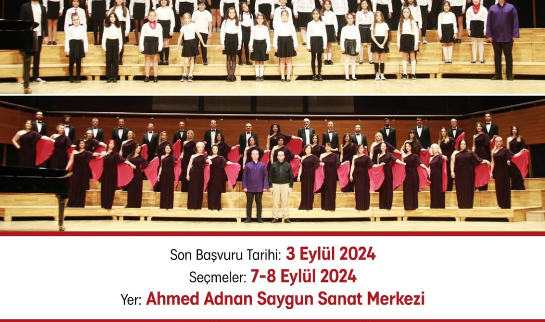 Büyükşehir, yeni koristlerini arıyor İzmir Büyükşehir Belediyesi Çoksesli Çocuk Korosu ve İzmir Büyükşehir Belediyesi