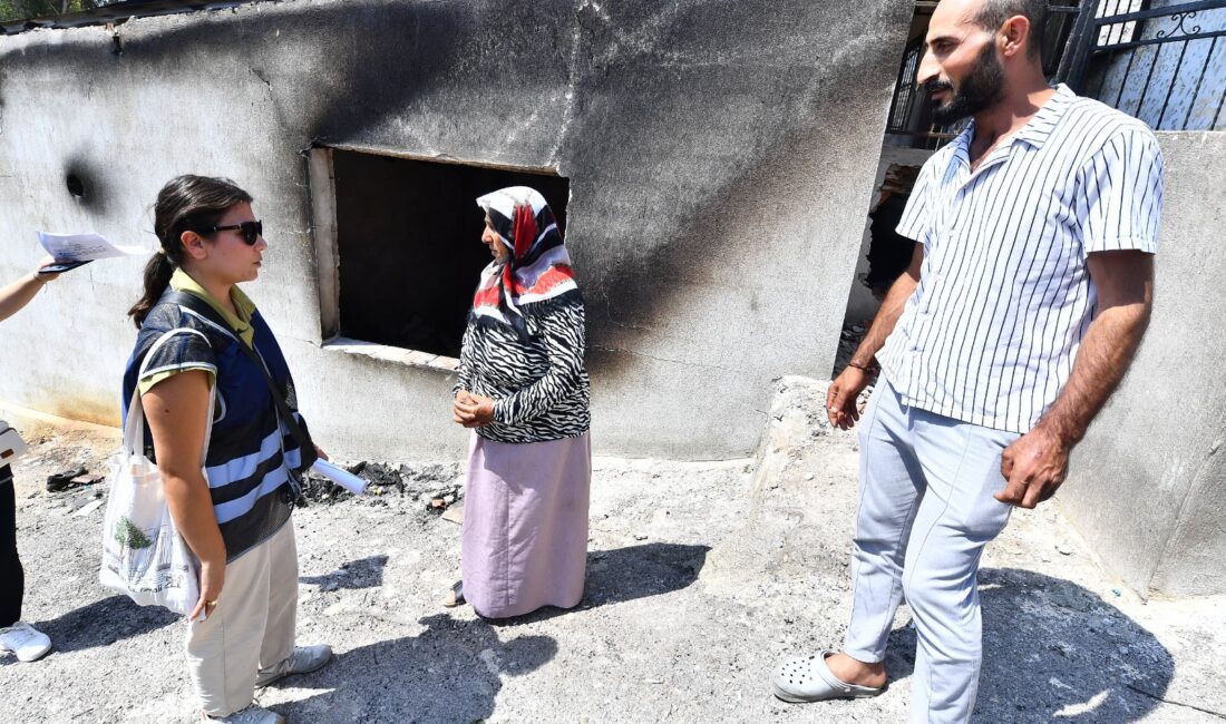 İzmir Büyükşehir Belediyesi, Yamanlar Dağı yangınının ardından 100 personelle 7