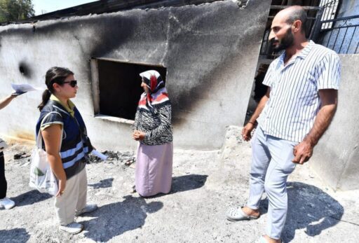 İzmir Büyükşehir Belediyesi, Yamanlar Dağı yangınının ardından 100 personelle 7