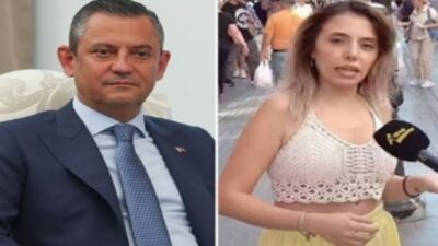 CHP Genel Başkanı Özgür Özel, İzmir’de verdiği bir sokak röportajındaki