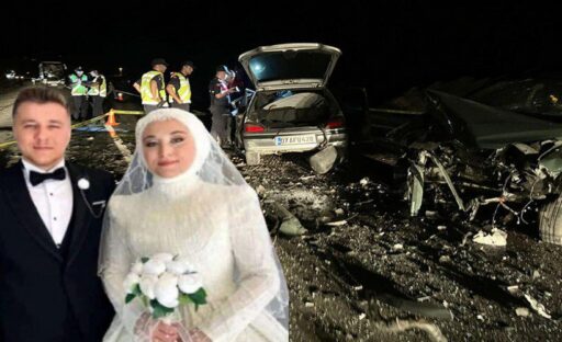 Kütahya'nın Tavşanlı ilçesinde düğün yapan Mustafa (23) ile Havvanur Özer