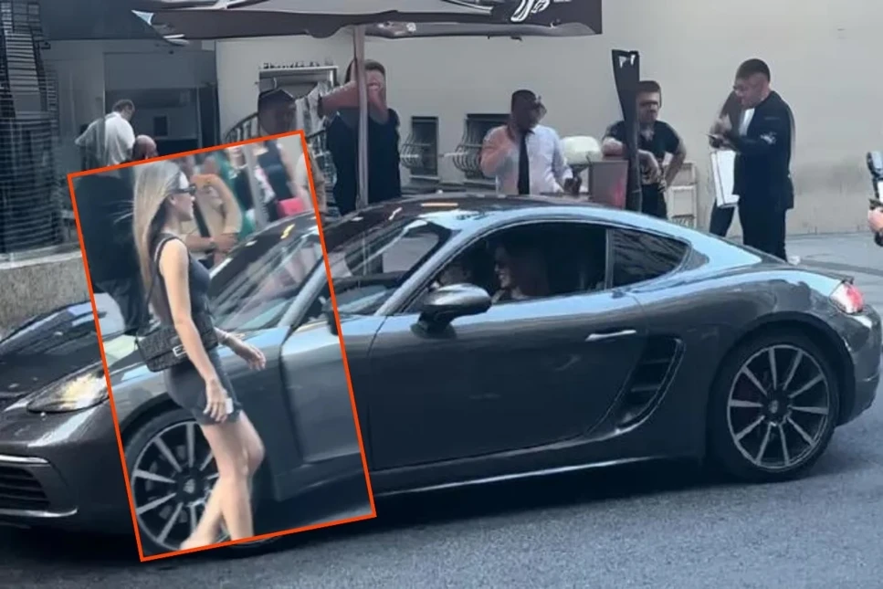 Duygu Özaslan, Bodrum tatilinin ardından İstanbul'a döndü ve Nişantaşı'ndaki alışveriş