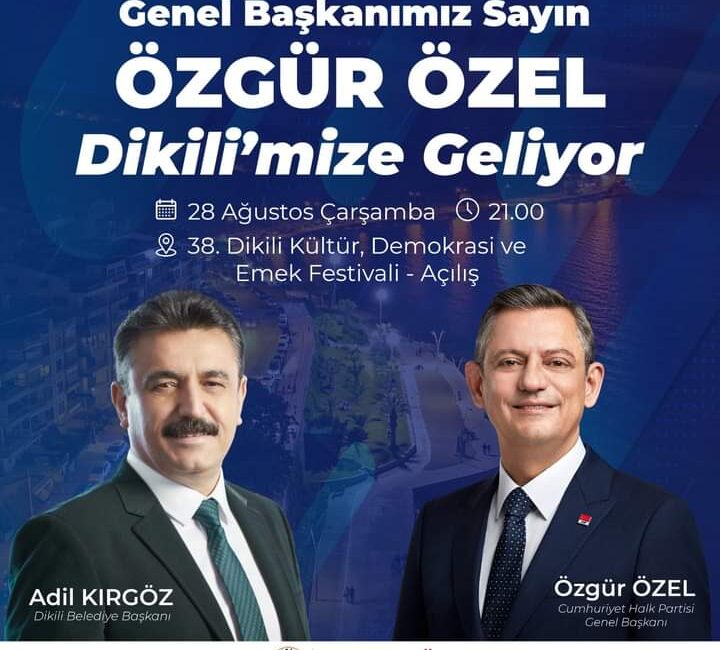 28-29-30 Ağustos tarihlerinde gerçekleşecek 38. Dikili Kültür, Demokrasi ve Emek