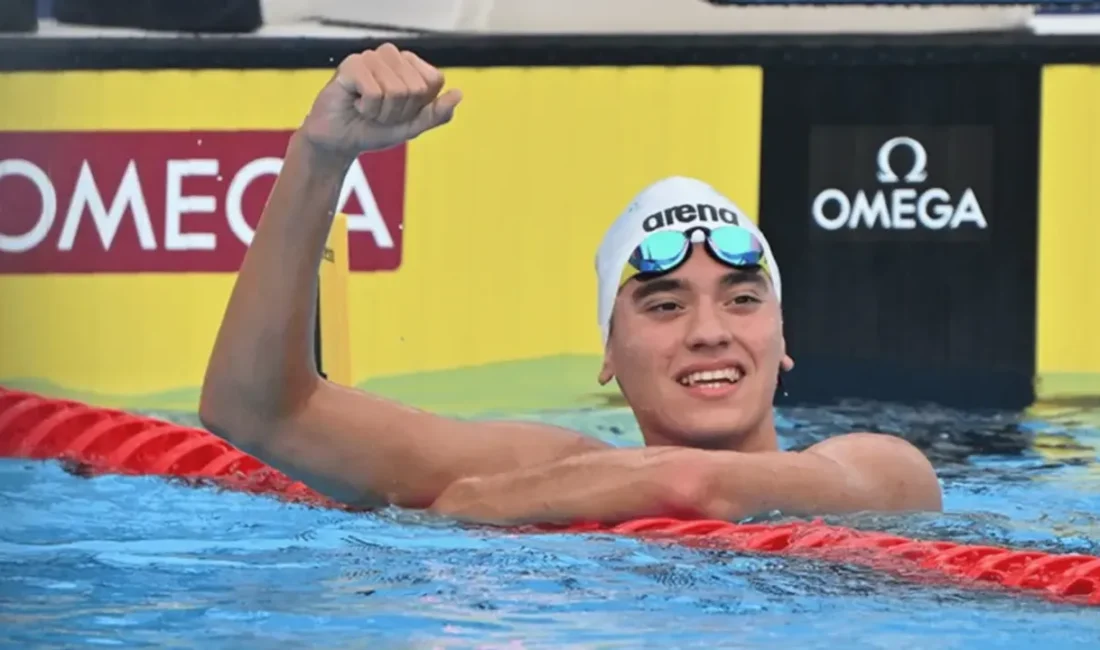 Paris 2024 Olimpiyat Oyunları'nda milli yüzücü Kuzey Tunçelli, Türkiye'nin olimpiyat