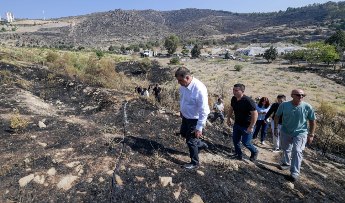 Başkan Tugay yangın bölgesinde iyileştirme çalışmalarını başlattı İzmir Büyükşehir Belediye Başkanı Dr. Cemil Tugay, ciddi tahribat yaratan