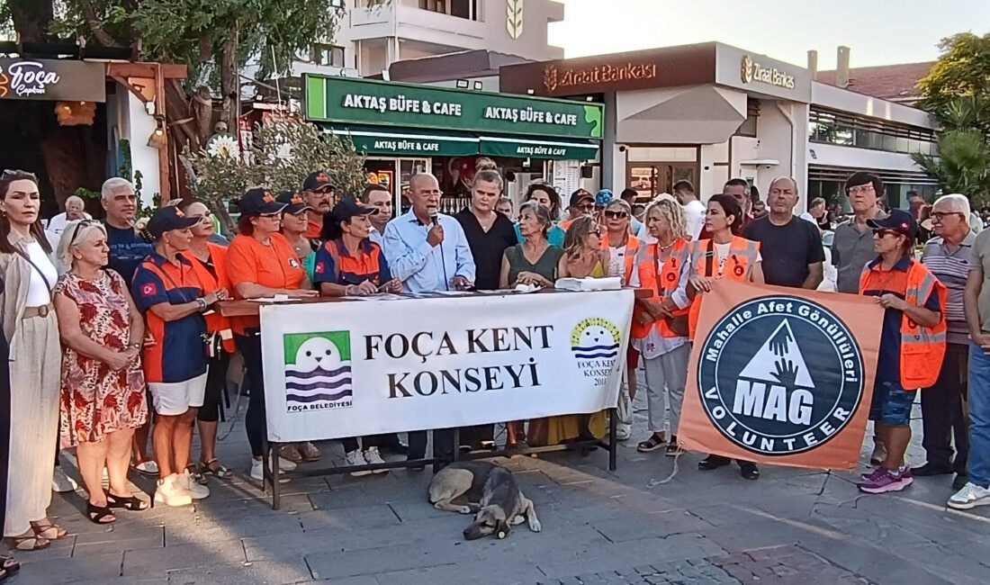 İzmir’in Foça İlçesi’nde Kent Konseyi üyeleri, Sivil Toplum Kuruluşları temsilcileri