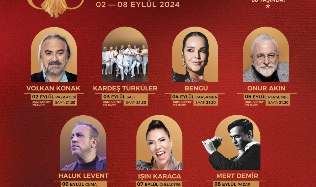 Bu yıl 2 - 8 Eylül tarihleri arasında gerçekleştirilecek olan