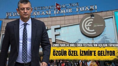 Cumhuriyet Halk Partisi (CHP) Genel Başkanı Özgür Özel, İzmir ve