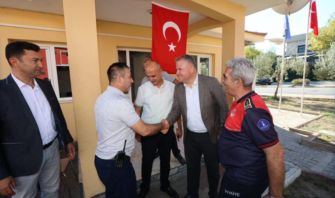 Urla Belediye Başkanı Selçuk Balkan, İtfaiye Haftası kapsamında İzmir Büyükşehir