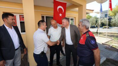 Urla Belediye Başkanı Selçuk Balkan, İtfaiye Haftası kapsamında İzmir Büyükşehir