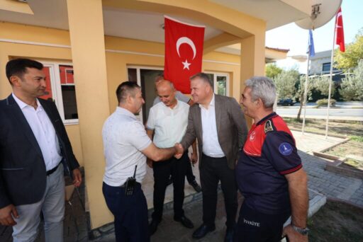 Urla Belediye Başkanı Selçuk Balkan, İtfaiye Haftası kapsamında İzmir Büyükşehir