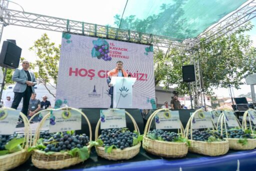 Karabağlar’ın coğrafi işaretli ürünü Kavacık üzümünü tanıtmak amacıyla bu yıl