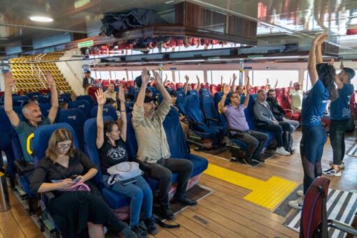 İzmir Büyükşehir Belediyesi, Avrupa Spor Haftası etkinlikleri kapsamında deniz yolculuğunu