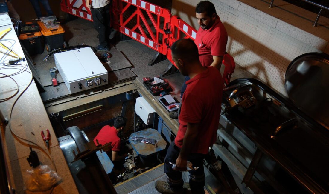 Yürüyen merdivenler ekim sonuna hazır İzmir Büyükşehir Belediyesi’nin yürüyen merdiven ve asansör kazalarına kalıcı çözüm