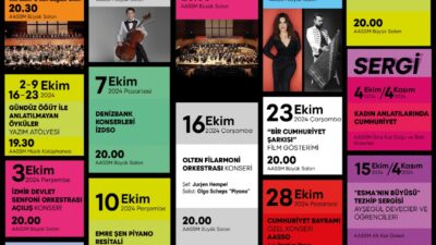 İzmir Büyükşehir Belediyesi Ahmed Adnan Saygun Sanat Merkezi (AASSM), ekim