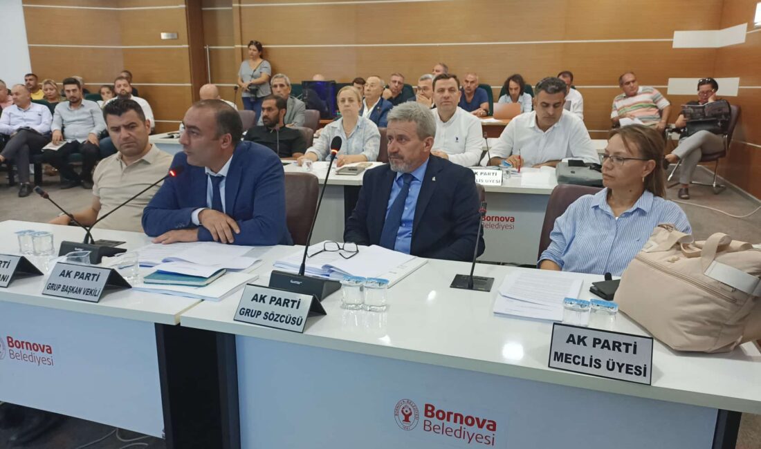Bornova Belediye Meclisi Eylül ayı toplantısının ikinci oturumu Belediye Başkanı