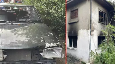 Sakarya'nın Arifiye ilçesinde oğulları emanet otomobille kaza yapan çift arasında