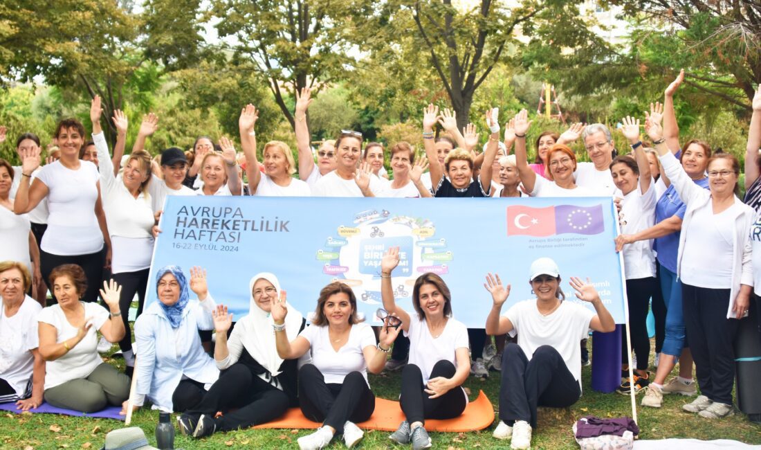 Balçova Belediyesi Avrupa Hareketlilik Haftası’nı düzenlediği yoga ve pilates etkinliği